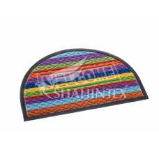 Коврик придверный Lux Shahintex multi-color 40*60 (полукруглый) радуга