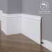 Маленькое фото Плинтус напольный под покраску 04-150-12 Madest Decor MDF (150х12х2400 мм)