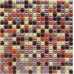 Маленькое фото Мозаика стеклянная Bonaparte Caramel 15х15 (300х300х8 мм)