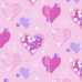 Маленькое фото Обои Опера Фан 533701 Розовые сердечки 10,05 x 0,52 м