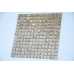 Маленькое фото Мозаика стеклянная Caramelle Alchimia Aureo trapezio 20х20 (306х306х6 мм)