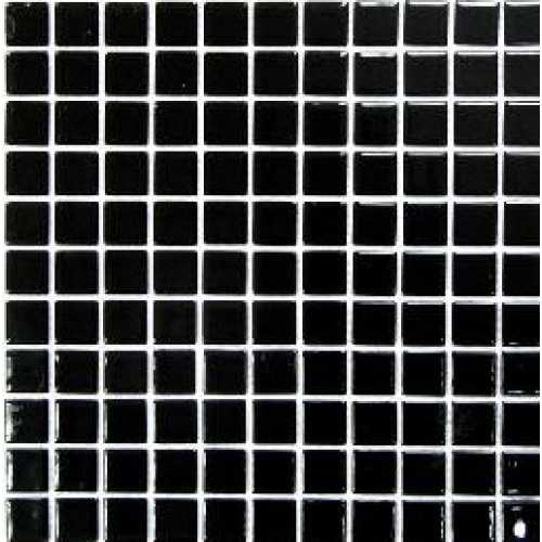 Фото Мозаика стеклянная Bonaparte Black glass 25х25 (300х300х4 мм)