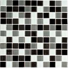 Мозаика стеклянная Bonaparte Carbon mix 25х25 (300х300х4 мм)