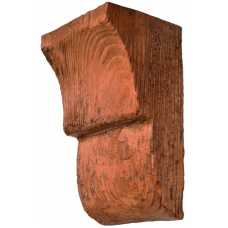 Консоль рустик 100х165мм (для балки на 120мм) Орех