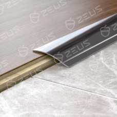 Порог нержавеющая сталь радиусный для больших перепадов ZARF 45 L 2700